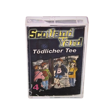 Hörspielkassette, Scotland Yard: Tödlicher Tee, Frontansicht